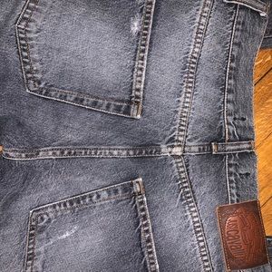 JUST CAVALLI BLACK DISTRESSED JEANS